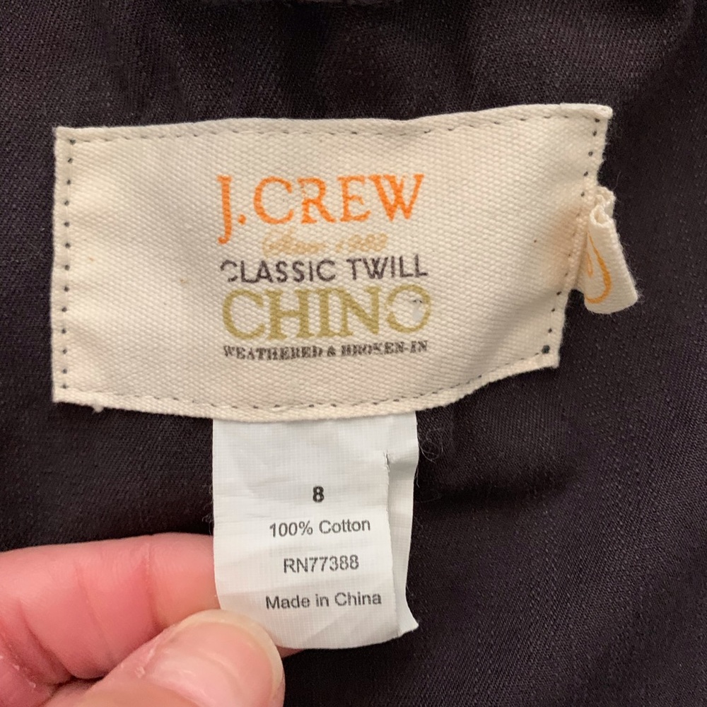 J. Crew Classic Twill Solid Lieutenant Jacket/Plum - Picture 6 of 8